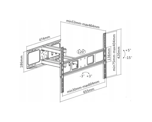 Кронштейн ITech PTRB44