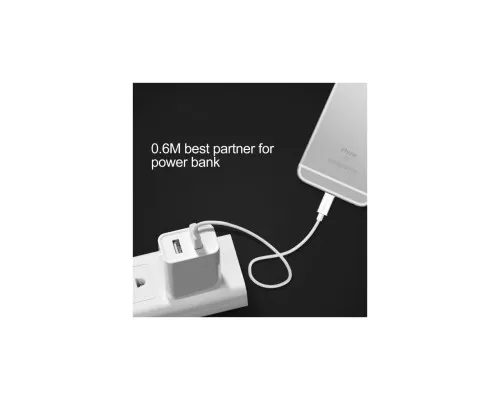 Дата кабель USB 2.0 AM to Lightning 1.8m 2.1A MFI White Choetech (IP0027-WH)
