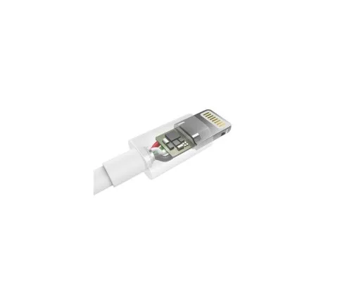 Дата кабель USB 2.0 AM to Lightning 1.8m 2.1A MFI White Choetech (IP0027-WH)