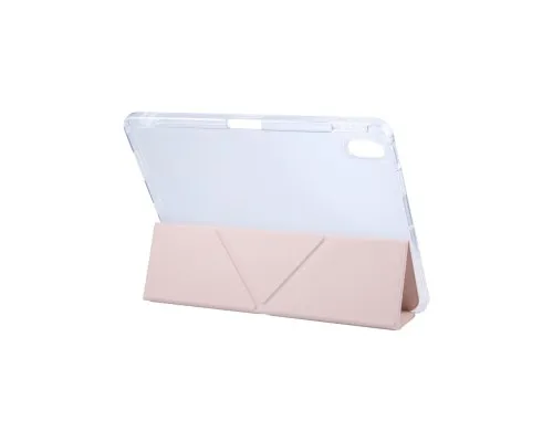 Чохол до планшета BeCover Ultra Slim Origami Transparent Apple iPad 10.9" 2022/24/11" 2025 Pink (712940)
