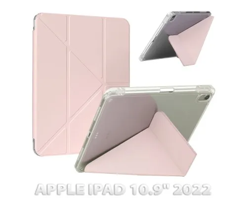 Чохол до планшета BeCover Ultra Slim Origami Transparent Apple iPad 10.9" 2022/24/11" 2025 Pink (712940)