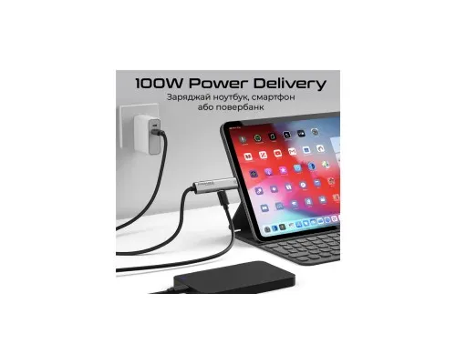 Дата кабель USB-C to USB-C 1.5m Promate (portlink-c3.black)