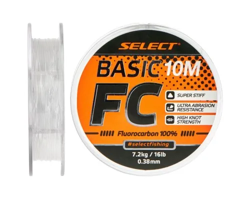 Флюорокарбон Select Флюорокарбон Select Basic FC 10m 0.28mm 10lb/4.3kg (1870.64.16)
