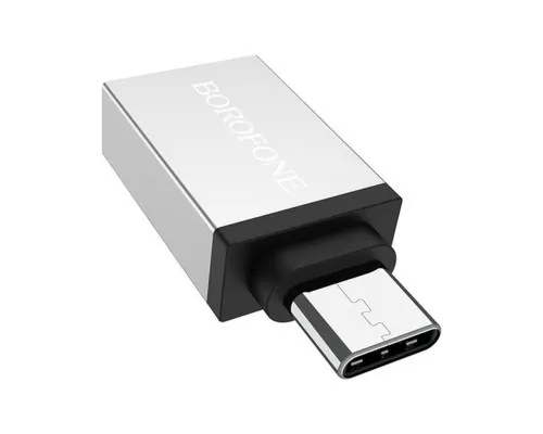 Перехідник OTG USB 3.0 AF to USB-C BOROFONE (6957531090328)