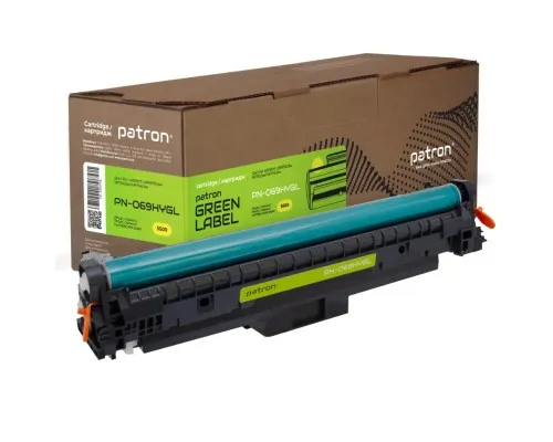 Картридж Patron Canon 069H yellow Green Label (PN-069HYGL)