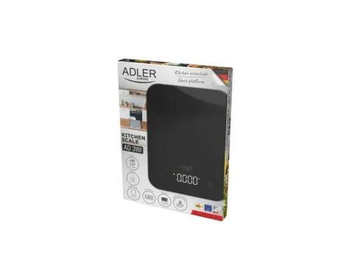 Ваги кухонні Adler AD 3181 black