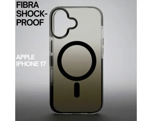 Чохол до мобільного телефона BeCover FIBRA Shock-Proof MagSafe Apple iPhone 17 Black (715439)