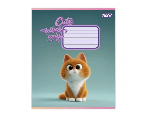 Зошит Yes Cute vibes only А5 24 аркуша лінія (768901)