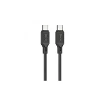 Дата кабель USB-C to USB-C 1.0m 60W silicone X90 Cool black HOCO (6931474788467)