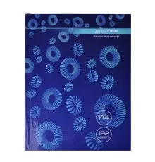 Канцелярська книга Buromax А4 MODEST 192 аркушів, клітинка, синій (BM.24419101-02)