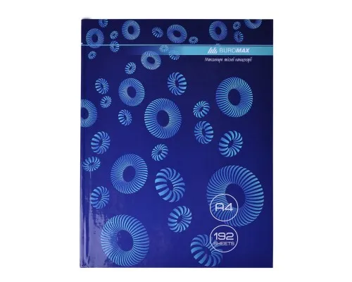 Канцелярська книга Buromax А4 MODEST 192 аркушів, клітинка, синій (BM.24419101-02)