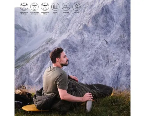 Спальний мішок Nordisk Knuth 0°C L Wide Forest Night Green (10721316-100) (DAS303774)
