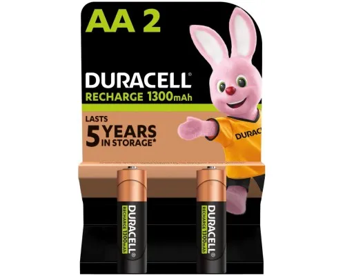 Акумулятор Duracell AA HR6 1300mAh * 2 (5000394039186 / 81367175)
