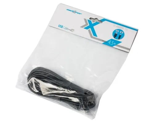 Кабель для принтера USB 2.0 AM/BM 4.5m Maxxter (U-AMBM-15)