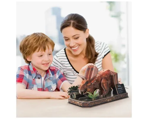 Пазл Cubic Fun 3D National Geographic Dino Трицератопс (DS1052h)