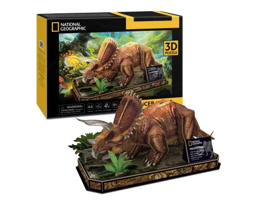 Пазл Cubic Fun 3D National Geographic Dino Трицератопс (DS1052h)