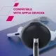 Зарядний пристрій Canyon wireless charger WCS-205 15W Qi2 2in1 Black (CNS-WCS205B)