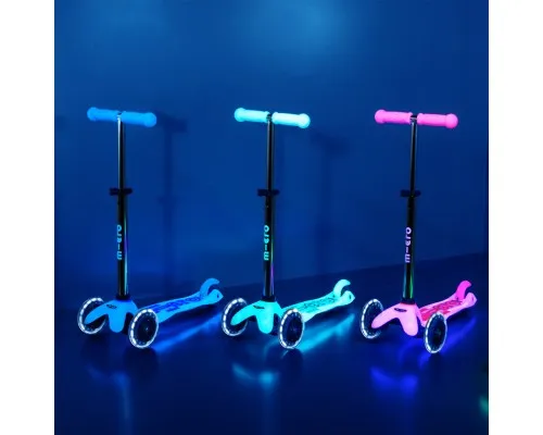 Самокат Micro Mini Deluxe Glow LED Арктичний синій (MMD215)