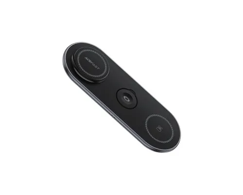 Зарядний пристрій Acefast Wireless QI 3in1 15W E19 Qi2 (6974316283096)