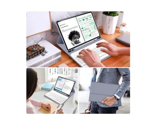Чохол до планшета BeCover with keyboard Apple iPad Pro 11" M4 2024 Purple (713002)
