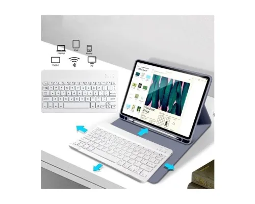 Чохол до планшета BeCover with keyboard Apple iPad Pro 11" M4 2024 Purple (713002)