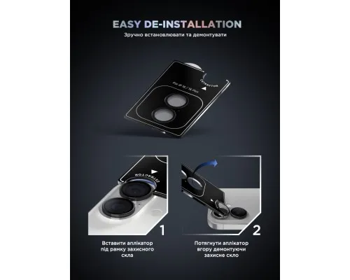 Скло захисне Armorstandart for Camera Supreme BI iPhone 16e Black (ARM84426)