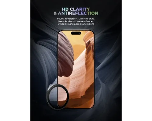 Скло захисне Armorstandart for Camera Supreme BI iPhone 16e Black (ARM84426)