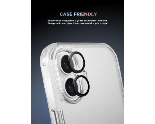 Скло захисне Armorstandart for Camera Supreme BI iPhone 16e Black (ARM84426)
