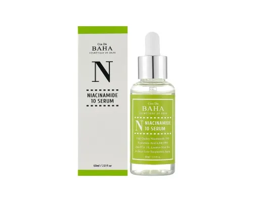 Сироватка для обличчя Cos De BAHA Niacinamide Serum with Zinc 60 мл (8809240318355)