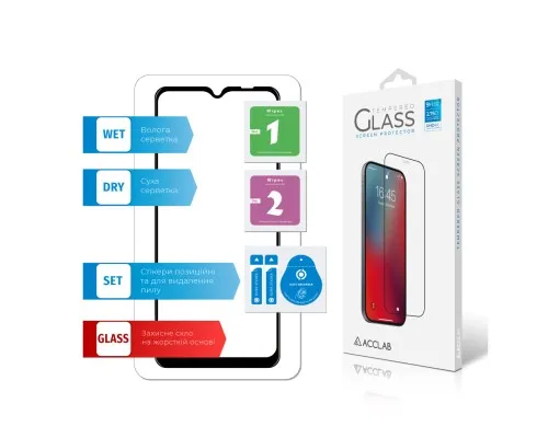 Скло захисне ACCLAB Full Glue Samsung A32 Black (1283126510533)