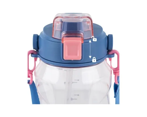 Поїльник-непроливайка Kite 1500 мл, рожева (K24-1202-2)