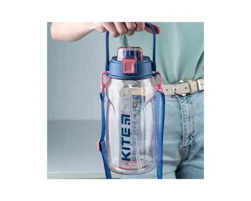 Поїльник-непроливайка Kite 1500 мл, рожева (K24-1202-2)