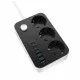 Мережевий фільтр живлення ColorWay CW-CHE36PDB, 3 розетки/ 3USB + 3TYPE-C 2M (CW-CHE36PDB)