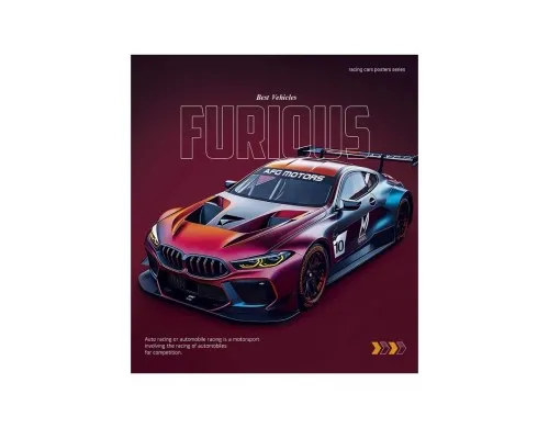 Зошит Школярик Cars posters 60 аркушів клітинка (060-3572K)