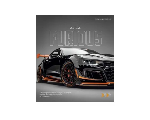 Зошит Школярик Cars posters 60 аркушів клітинка (060-3572K)