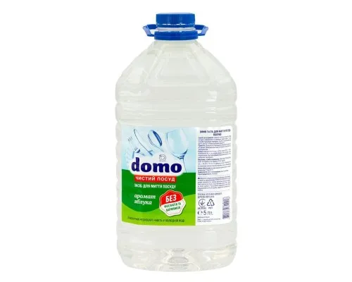 Засіб для ручного миття посуду Domo Яблуко 5 л (4820269320918)