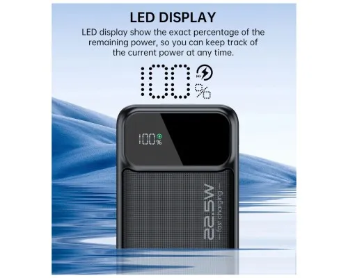 Батарея універсальна Choetech 40000mAh, PD/22.5W, QC, AFC (B731)