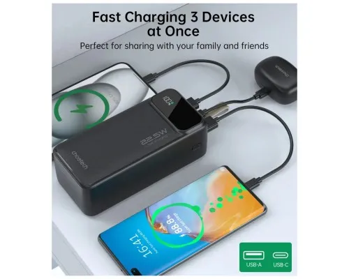 Батарея універсальна Choetech 40000mAh, PD/22.5W, QC, AFC (B731)