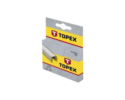 Скоби для будівельного степлера Topex 10 мм, 1000 шт, тип J (41E310)