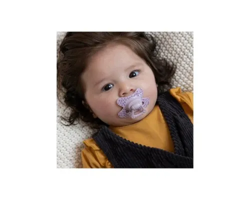 Пустушка Difrax Natural, 6+ міс (127 Lilac_dots)