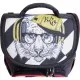 Портфель Bagland з ліхтариками Успіх 12 л. чорний 175k (00551703) (80213806)