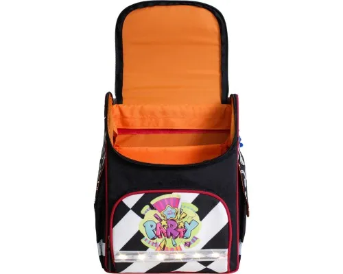 Портфель Bagland з ліхтариками Успіх 12 л. чорний 175k (00551703) (80213806)