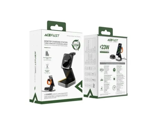 Зарядний пристрій Acefast Wireless QI 3in1 15W E20 (6974316283478)