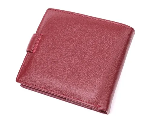 Гаманець ST Leather З натуральної шкіри Бордовий (22554)