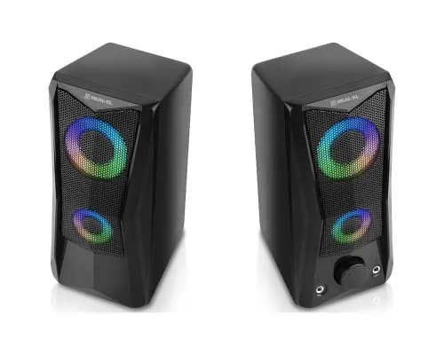 Акустична система REAL-EL S-107 USB Black (EL121100017)