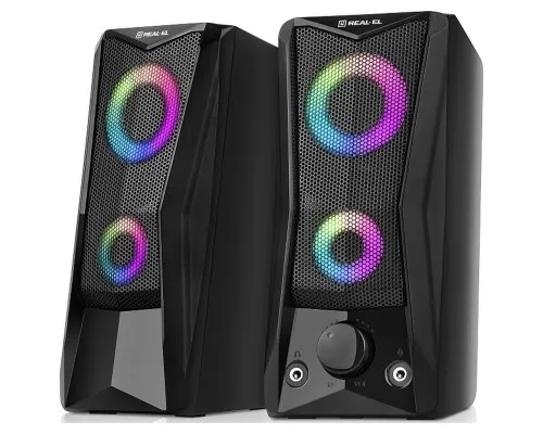 Акустична система REAL-EL S-107 USB Black (EL121100017)
