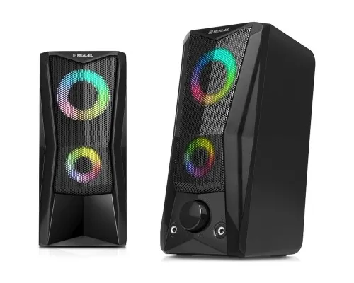 Акустична система REAL-EL S-107 USB Black (EL121100017)