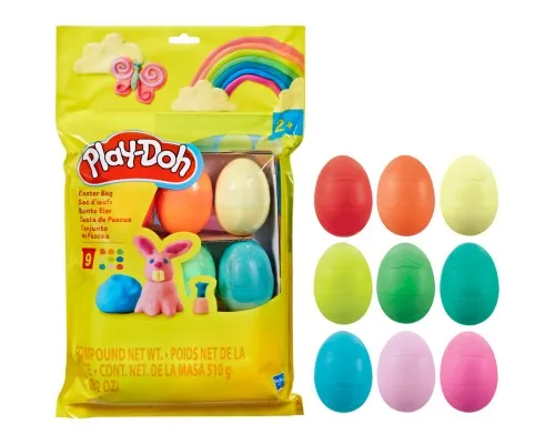 Набір для творчості Hasbro Play-Doh Пасхальний набір, від 2 років, 9 яєць (G0391)