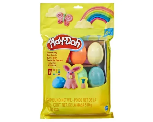 Набір для творчості Hasbro Play-Doh Пасхальний набір, від 2 років, 9 яєць (G0391)
