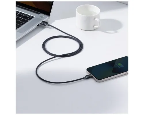 Дата кабель USB 2.0 AM to Lightning 2.0m 2.4A black Baseus (CAJY000101)